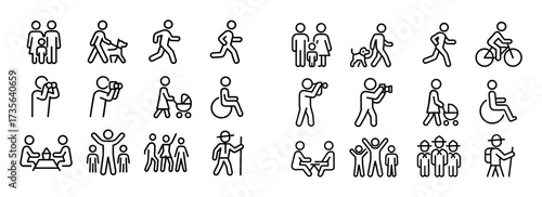 Park Visitor Icons