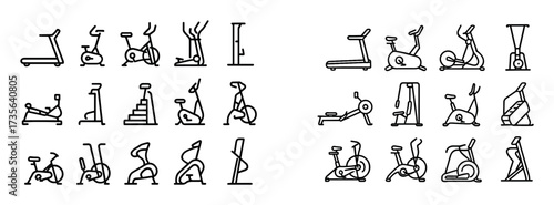 Cardio Machine Icons
