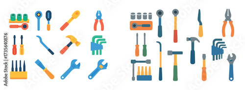 Colorful Autoshop Tool Icons