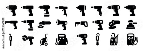 Auto Tools Icon Set