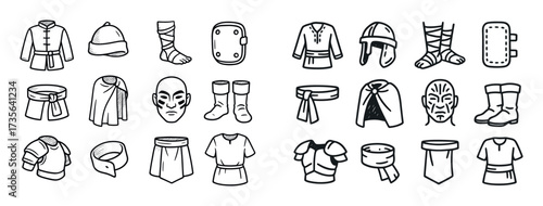 National Sports Attire Icons