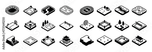Isometric Sports Icons