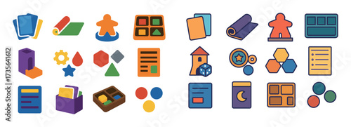 Boardgame Accessories Icons