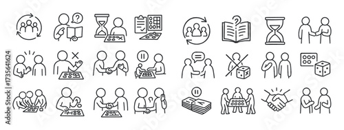 Boardgame Etiquette Icons