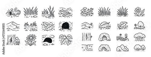 Insect Habitat Icons