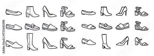 Women's Footwear Icons