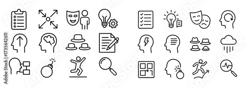 Creative Thinking Icons