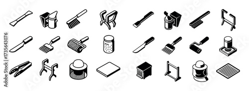 Beekeeping Tools Icons