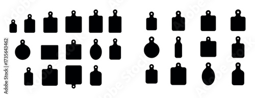 Kitchen Cutting Board Icons