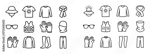Heat Protection Icons