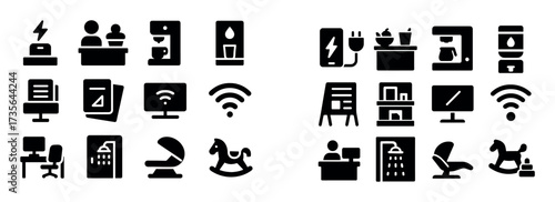 Airport Lounge Icons