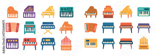 Colorful Keyboard Icons