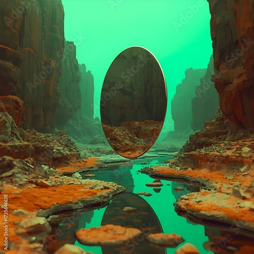lake in the mountains