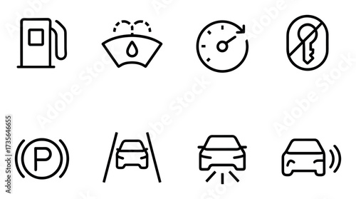 Car Dashboard Icons