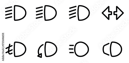 Minimalist Car Icons