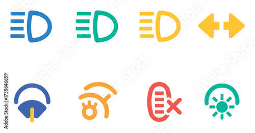 Colorful Dashboard Icons