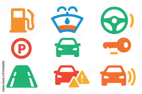 Car Dashboard Icons