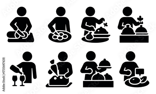 Buffet Preparation Icons