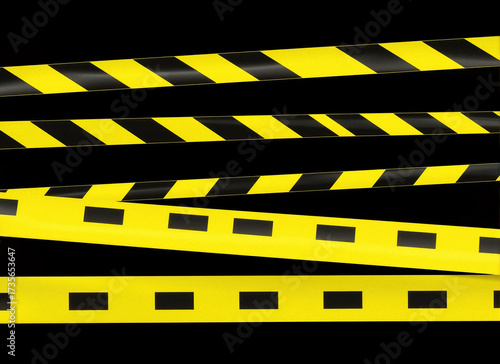 Caution tape background for safety awareness campaigns and hazard prevention messages featuring vibrant yellow and black stripes on a clean backdrop