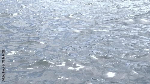 Sea surface with ripples and waves. Abstract motion background.
