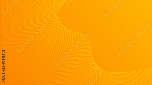 orange yellow minimalist abstract line art vector background