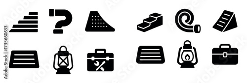 Motorhome Accessories Icons