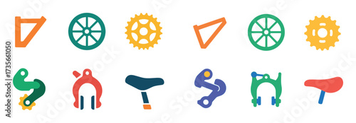 Bicycle Icon Set
