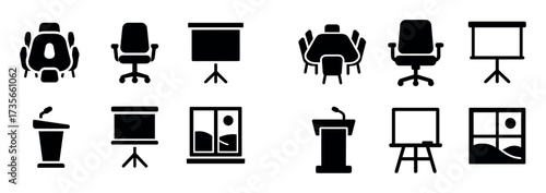 Business Meeting Icons