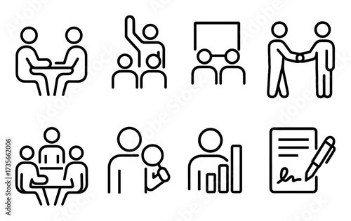 Commission Meeting Icons