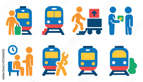 Train Activity Icons
