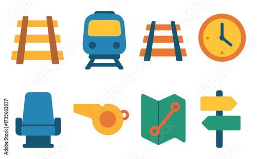 Train Icons Grid