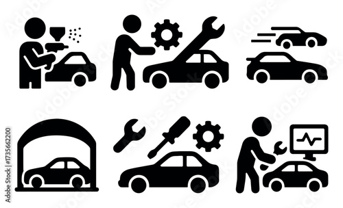 Car Tuning Icons