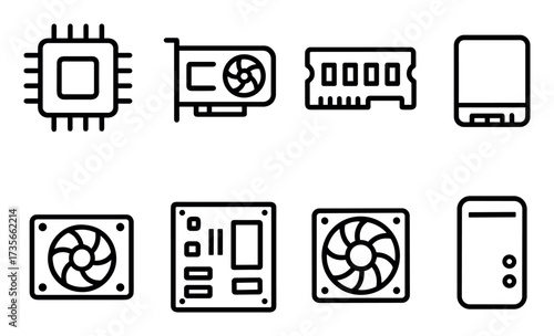 Minimalist Computer Icons