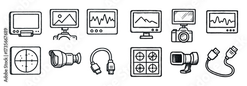 Video Equipment Icons