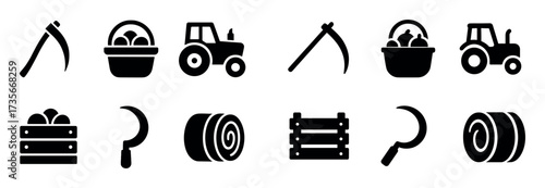 Agriculture Icon Grid