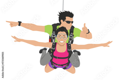 Ultimate Skydiving Adventure: Tandem Freefall with Professional Instructor