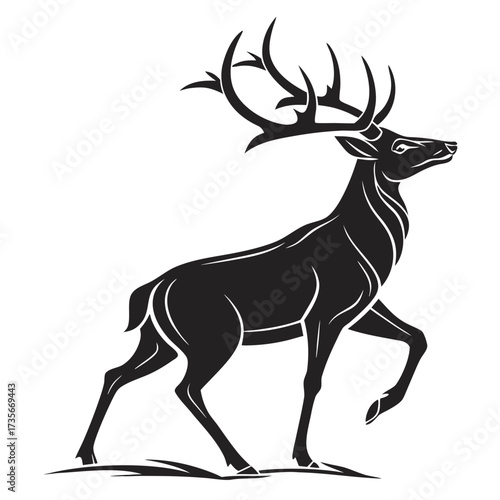 deer silhouette vector