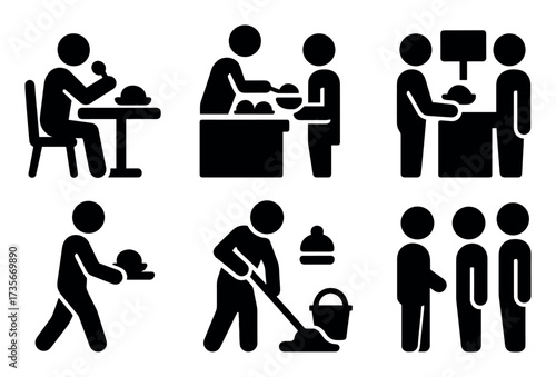 Cafeteria Icons Set