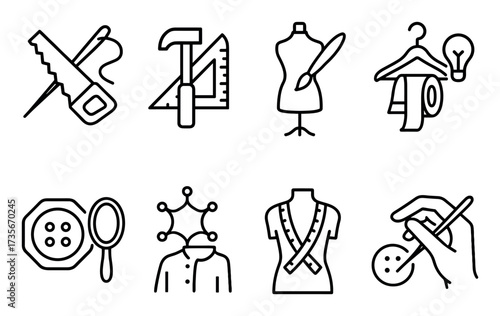 Tailor Icons Grid