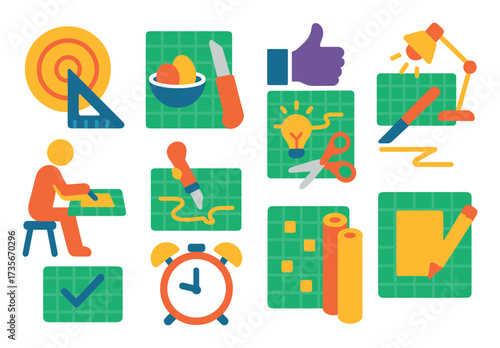 Colorful Workflow Icons