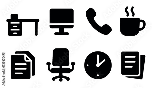 Work Stress Icons