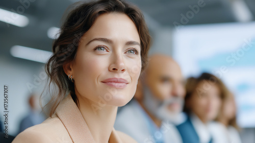 Free Download Diverse business team brainstorming in bright office. - GFXLoad