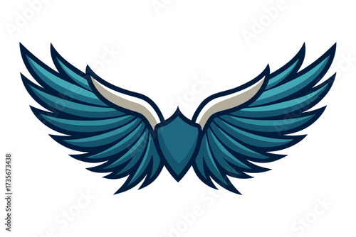 angel wings vector illustration