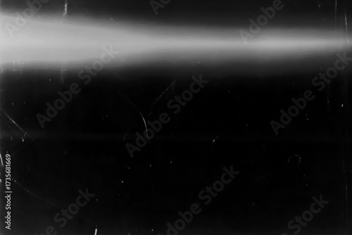 Abstract black and white scanner texture with noise, grain, static and glitch distortion background