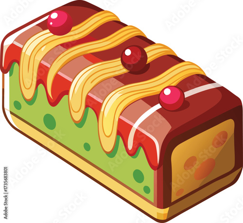 Christmas Fruitcake Traditions traditional dark cake with mixed fruit topping