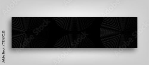 abstract black contour background for linkedin banner