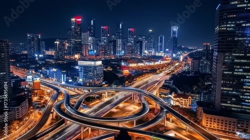 Wallpaper Mural Guangzhou Skyline Night Cityscape China. Torontodigital.ca