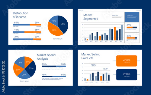Detailed Infographic Template set for Business and Financial Comparative Data Analysis with Metrics and Strategic Planning Overview for presentations, process, chart workflow, info graph banner layout