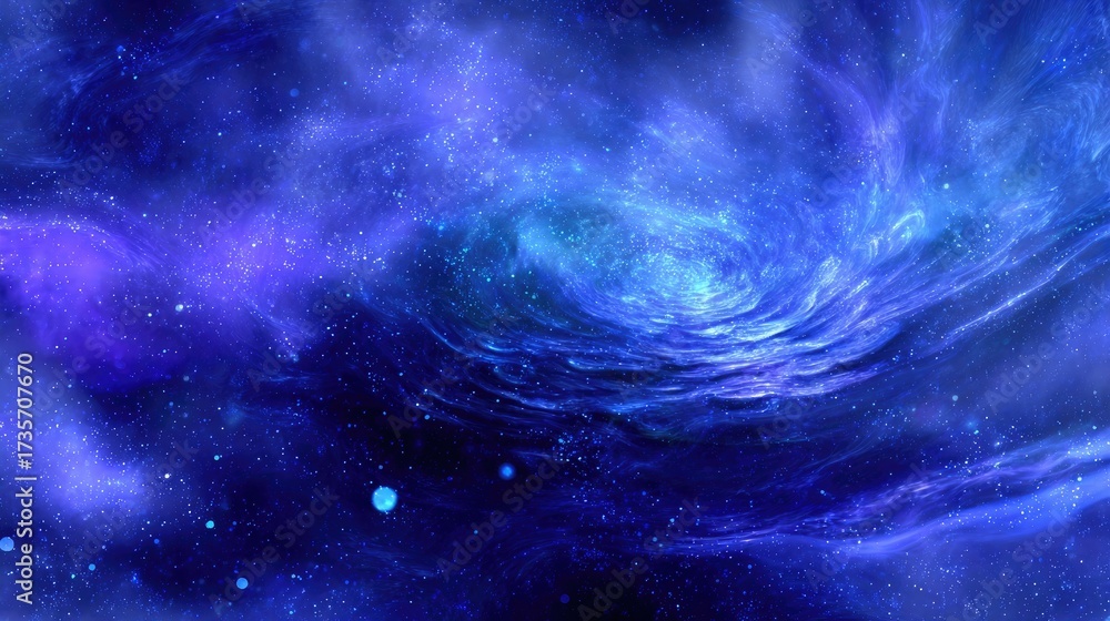 Fototapeta premium Colorful Deep Space Nebula With Stars