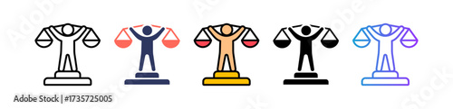 Social Justice multiple icon